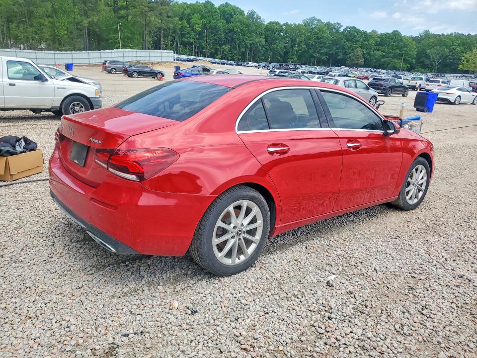 2020 Mercedes-benz A-klasse VIN WDD3G4FB4LW037925 COPART salvage auction — MECHANICAL, Nc - Dealer Only Clean Title, sold $7,500 on 2026-07-27 (photo 3)