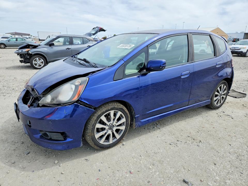 2012 Honda Fit VIN JHMGE8H56CC017708 COPART salvage auction — FRONT END, Co - Public - Salvage Title, sold $325 on 2026-07-28 (photo 1)