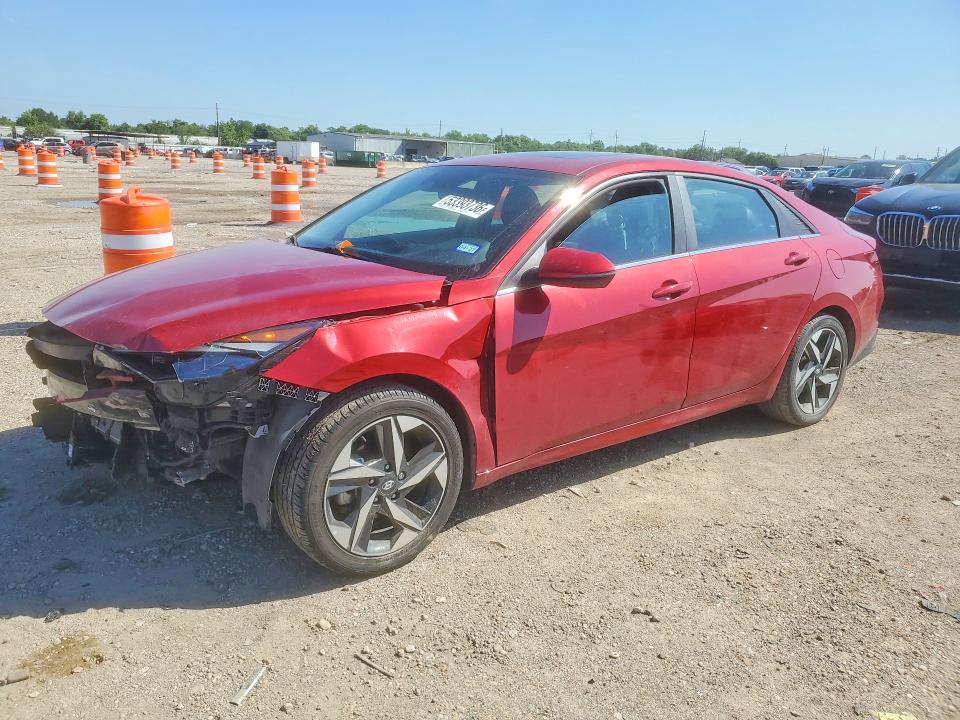 2023 Hyundai Elantra VIN KMHLP4AG7PU509058 COPART salvage auction — FRONT END, Tx - Salvage Vehicle Title, sold $3,250 on 2026-07-02 (photo 1)