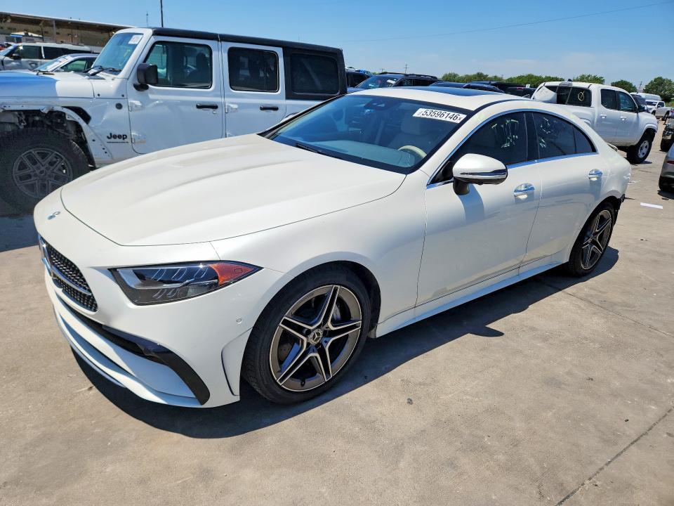 2022 Mercedes-benz Cls-class VIN W1K2J5KB8NA105071 COPART salvage auction — REAR END, TX - SALVAGE VEHICLE TITLE, sold $24,100 on 2026-07-09 (photo 1)