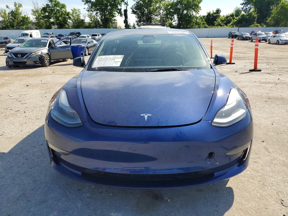 2023 Tesla Model 3 VIN 5YJ3E1EA9PF490794 COPART salvage auction — REAR END, Salvage Title, sold $7,400 on 2026-09-01 (photo 5)