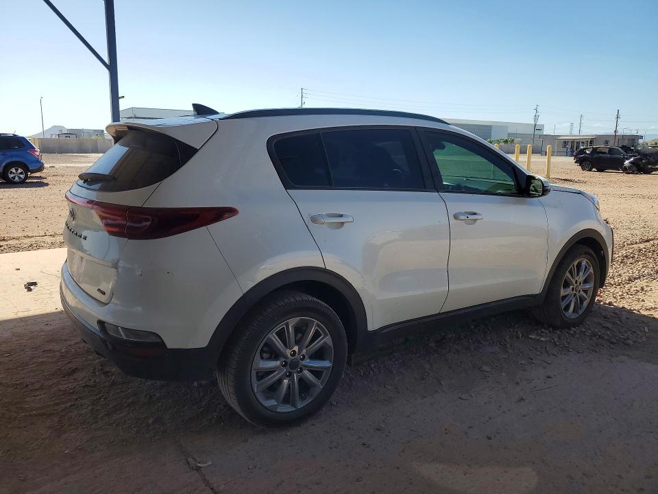 2022 Kia Sportage VIN KNDP6CAC9N7997165 COPART salvage auction — FRONT END, Az - Cert Of Title - Salvage, sold $5,400 on 2026-07-16 (photo 3)