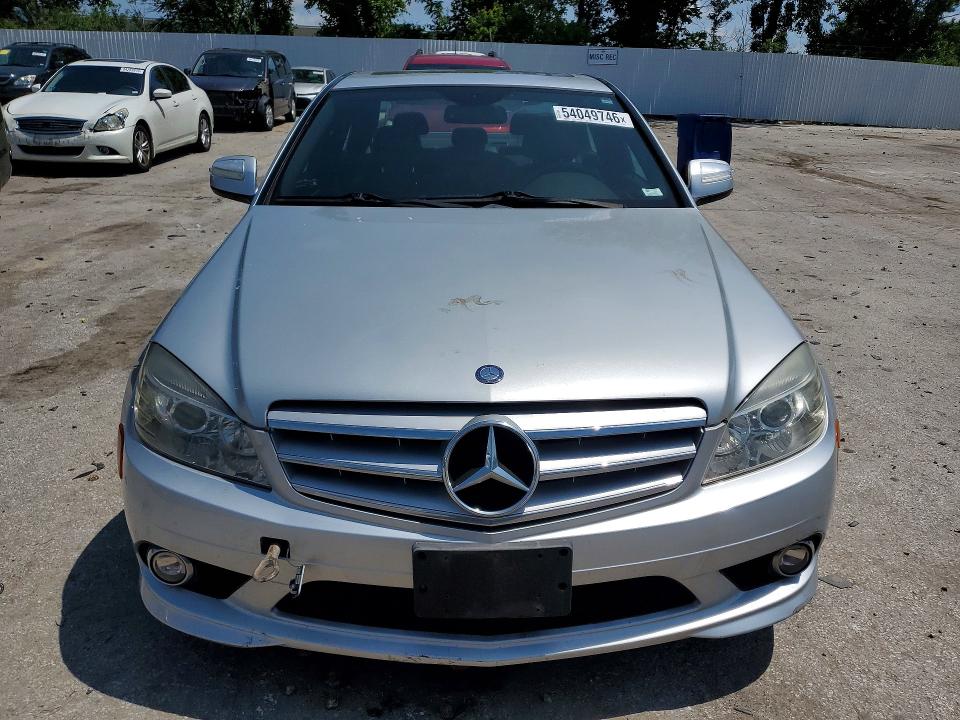 2009 Mercedes-benz C class VIN WDDGF54XX9R074302 COPART salvage auction — UNDERCARRIAGE, Mo - Salvage Certificate Of Title, sold $500 on 2026-07-10 (photo 5)