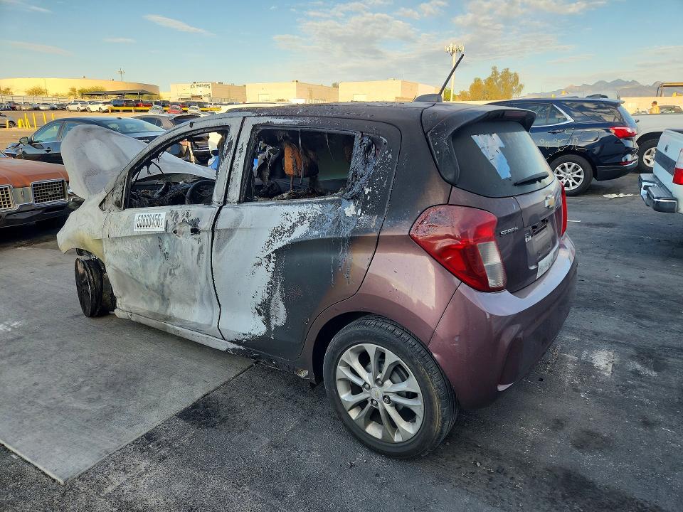 2019 Chevrolet Spark VIN KL8CD6SA2KC748060 COPART salvage auction — BURN, Nv - Non-Repairable Vehicle Cert, sold $125 on 2026-07-15 (photo 2)