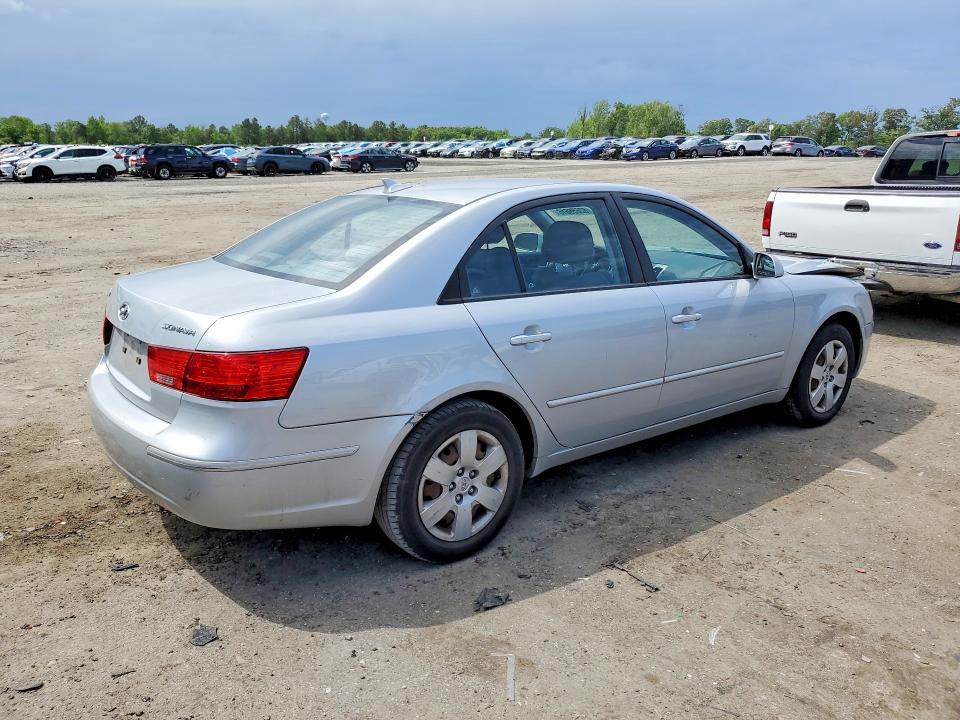 2010 Hyundai Sonata VIN 5NPET4AC5AH616889 COPART salvage auction — FRONT END, VA - CERT OF TITLE - SALVAGE, sold $275 on 2026-07-29 (photo 3)