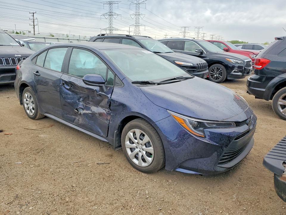 2025 Toyota Corolla VIN 5YFB4MDE3SP355893 COPART salvage auction — SIDE, Il - Salvage Certificate, sold $7,200 on 2026-07-28 (photo 4)