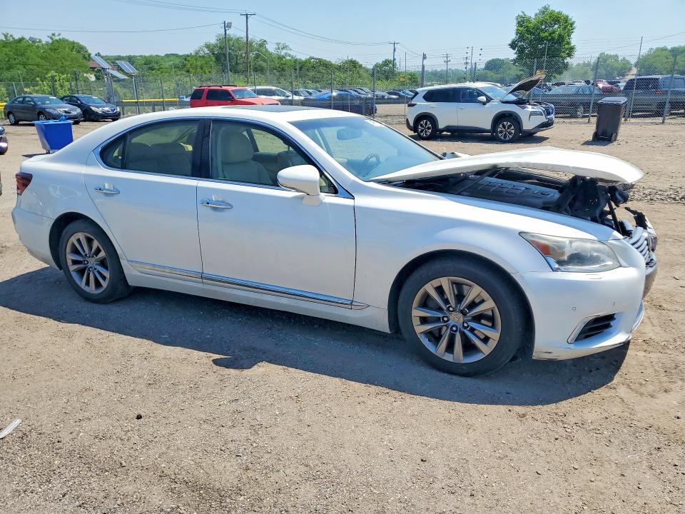 2013 Lexus Ls VIN JTHCL5EF6D5016385 COPART salvage auction — FRONT END, Md - Cert Of Salvage > 75% Damage, sold $1,700 on 2026-07-02 (photo 4)