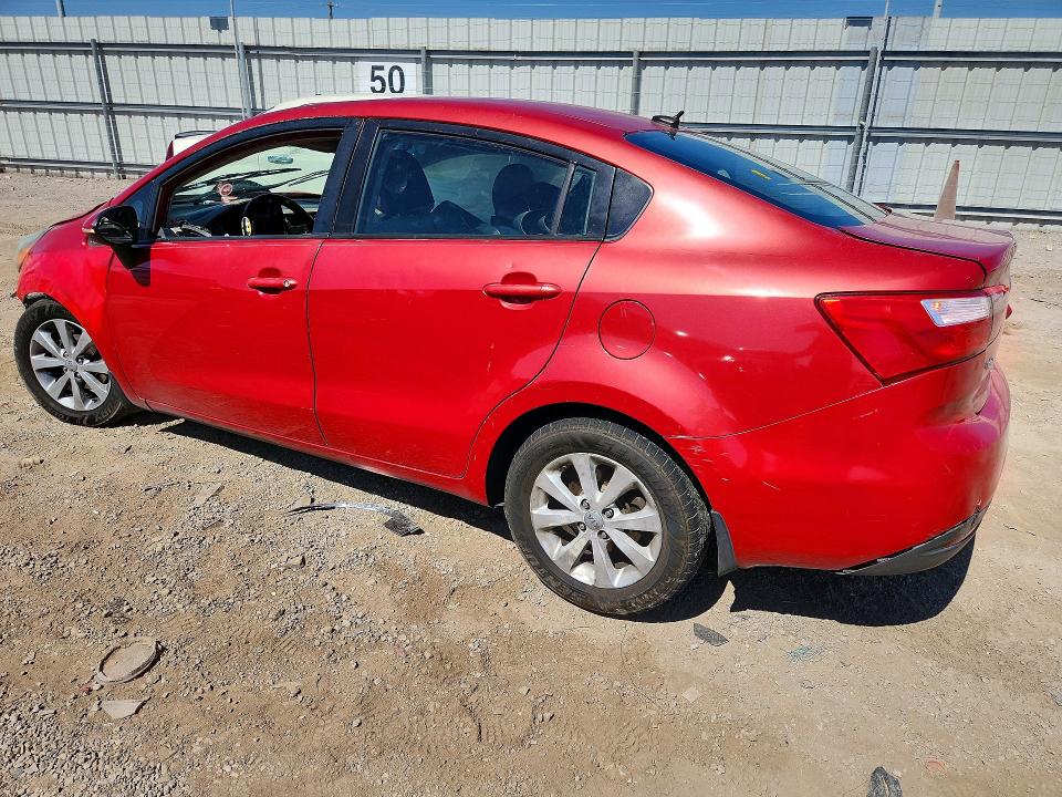 2013 Kia Rio VIN KNADN4A38D6177043 COPART salvage auction — FRONT END, Nv - Salvage Title, sold $425 on 2026-07-16 (photo 2)