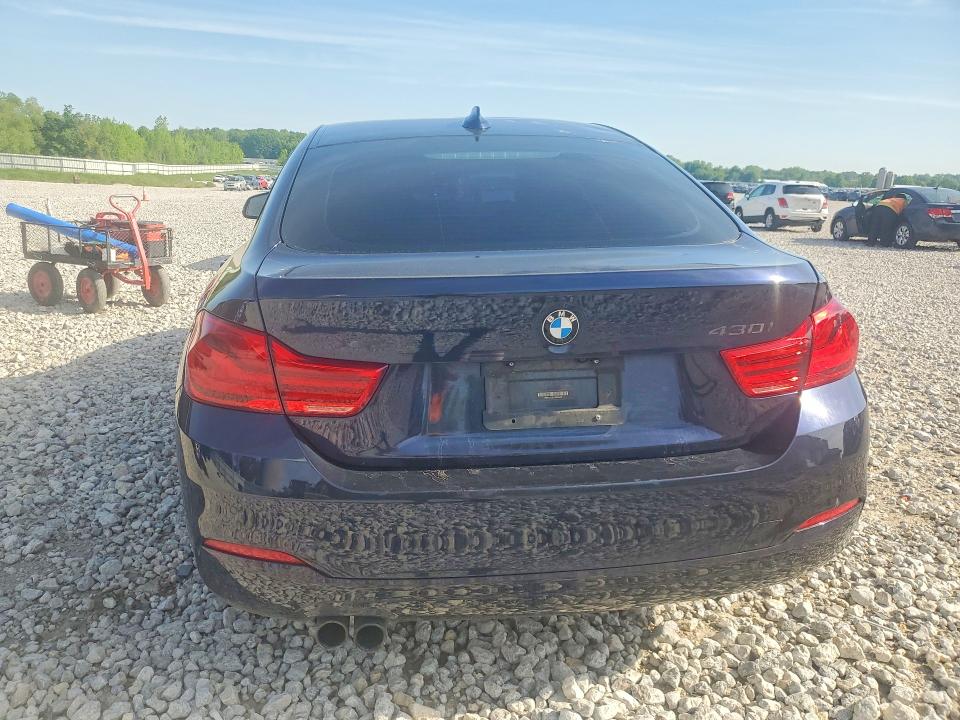 2018 BMW 4er VIN WBA4J3C57JBG96045 COPART salvage auction — FRONT END, Mi - Cert Of Title-Salvage Vehicle, sold $3,650 on 2026-07-09 (photo 6)