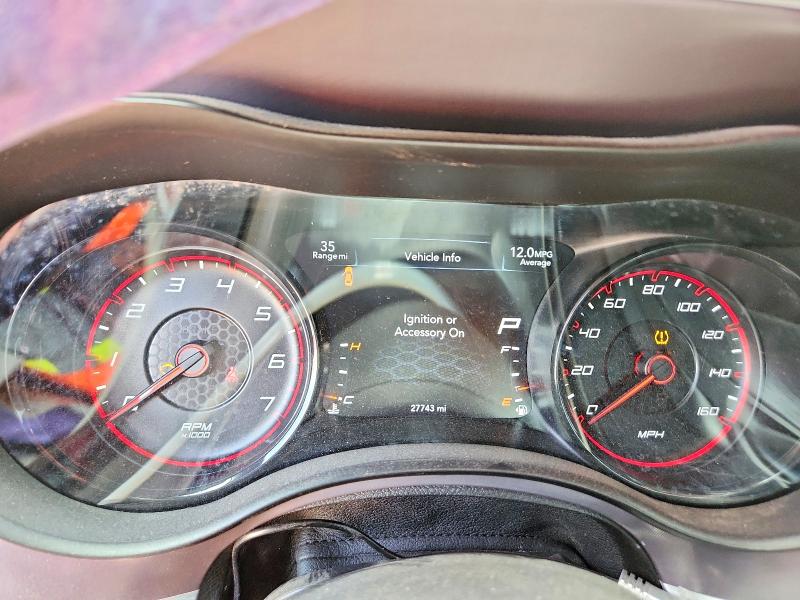 2021 Dodge Charger VIN 2C3CDXCT0MH671139 COPART salvage auction — FRONT END, TX - CERTIFICATE OF TITLE, sold $9,600 on 2026-07-29 (photo 9)
