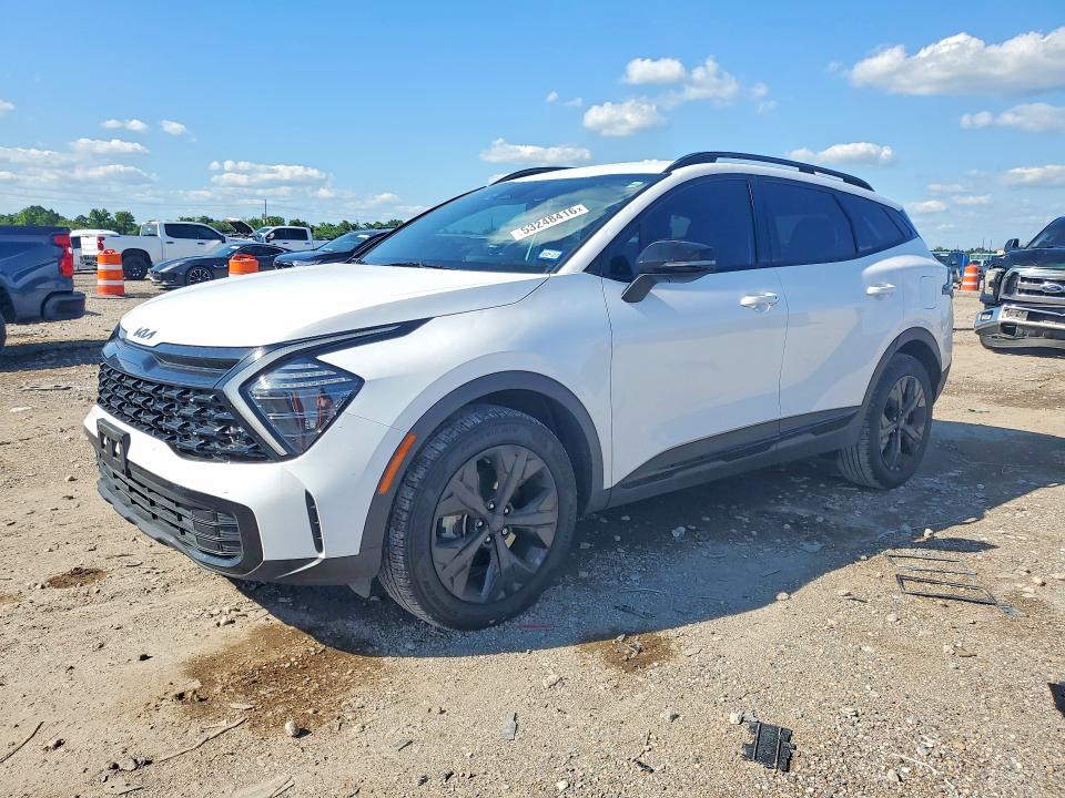 2025 Kia Sportage VIN 5XYK6CDFXSG288517 COPART salvage auction — HAIL, TX - CERTIFICATE OF TITLE, sold $7,200 on 2026-07-30 (photo 1)