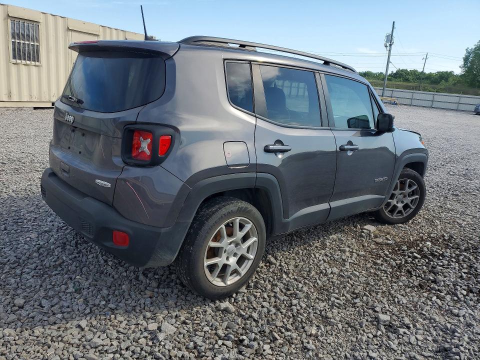 2021 Jeep Renegade VIN ZACNJCBBXMPN14485 COPART salvage auction — FRONT END, Al - Cert Of Title-Salvage Title, sold $250 on 2026-07-28 (photo 3)