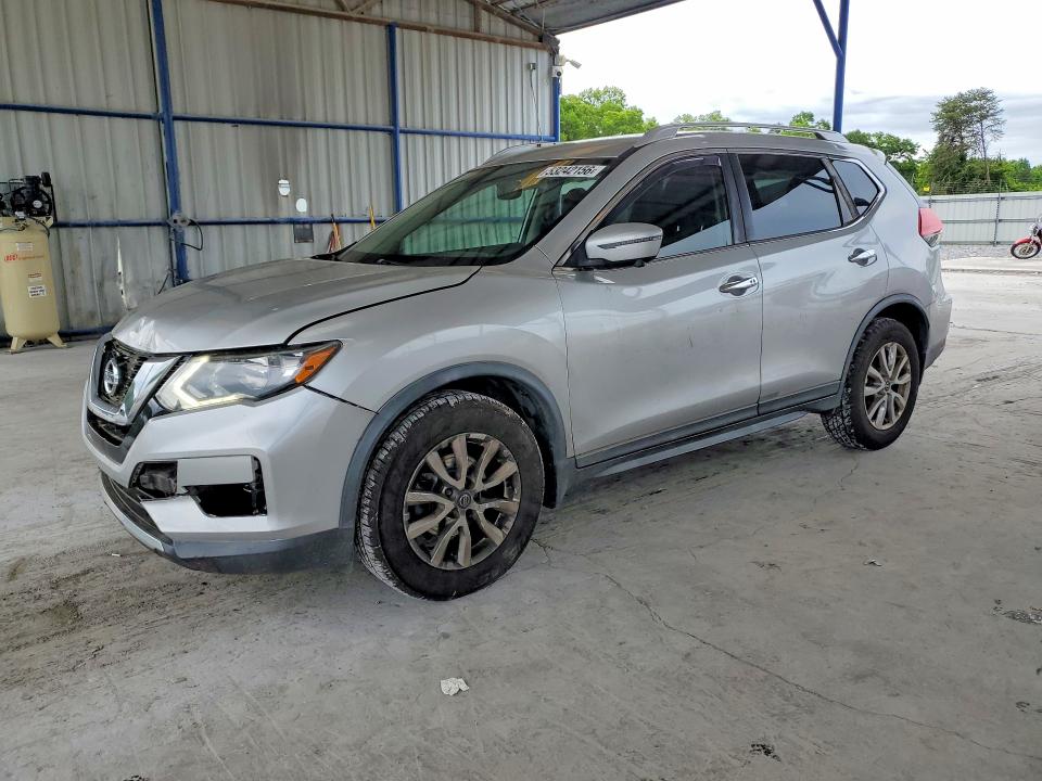 2017 Nissan Rogue VIN KNMAT2MT9HP551851 COPART salvage auction — FRONT END, Ga - Cert Of Title-Salvage, sold $1,300 on 2026-07-30 (photo 1)