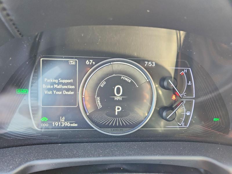2019 Lexus Es 300h VIN JTHB21B11K2023615 COPART salvage auction — FRONT END, TX - CERTIFICATE OF TITLE, sold $9,100 on 2026-07-16 (photo 9)