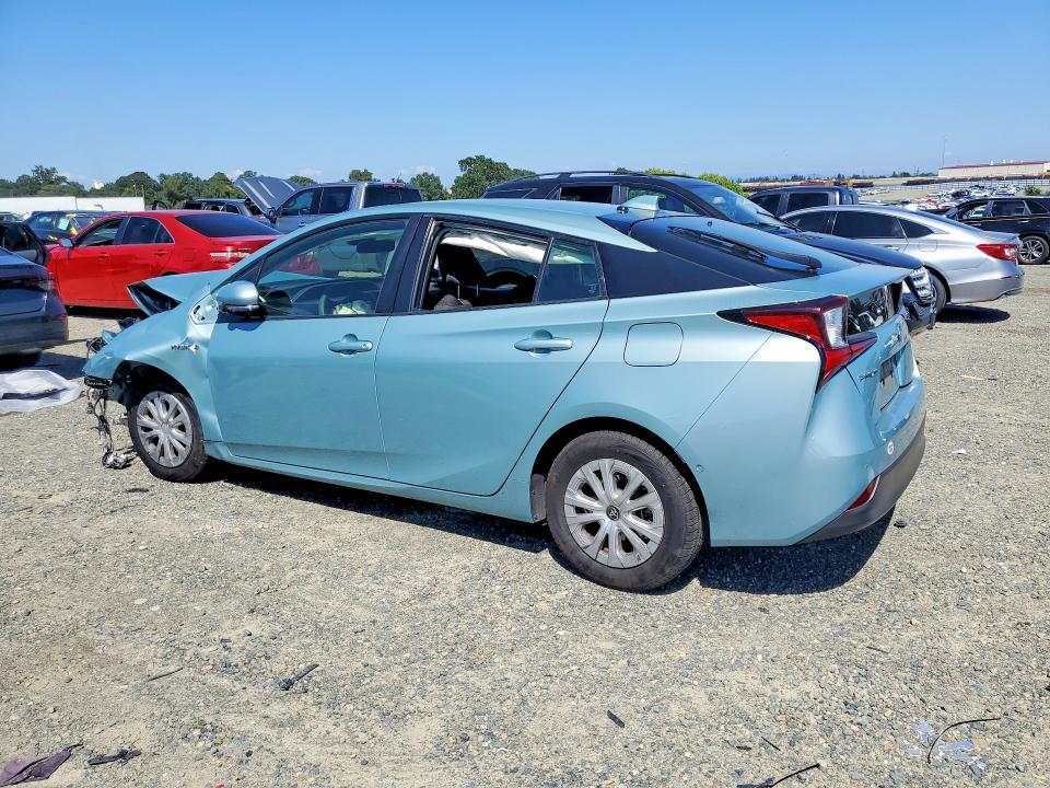 2020 Toyota Prius VIN JTDKARFU8L3119891 COPART salvage auction — FRONT END, Ca - Salvage Certificate, sold $1,900 on 2026-07-07 (photo 2)