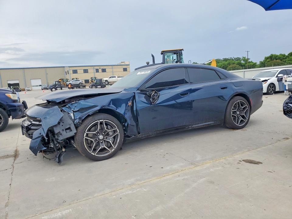 2026 Dodge Charger VIN 2C3CDARP3TR245672 COPART salvage auction — FRONT END, TX - SALVAGE VEHICLE TITLE, sold $17,800 on 2026-07-09 (photo 1)