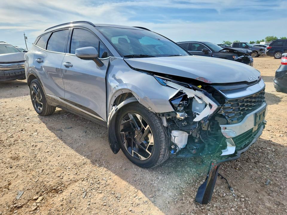 2024 Kia Sportage VIN 5XYK5CDF3RG219455 COPART salvage auction — FRONT END, TX - SALVAGE VEHICLE TITLE, sold $13,100 on 2026-07-30 (photo 4)