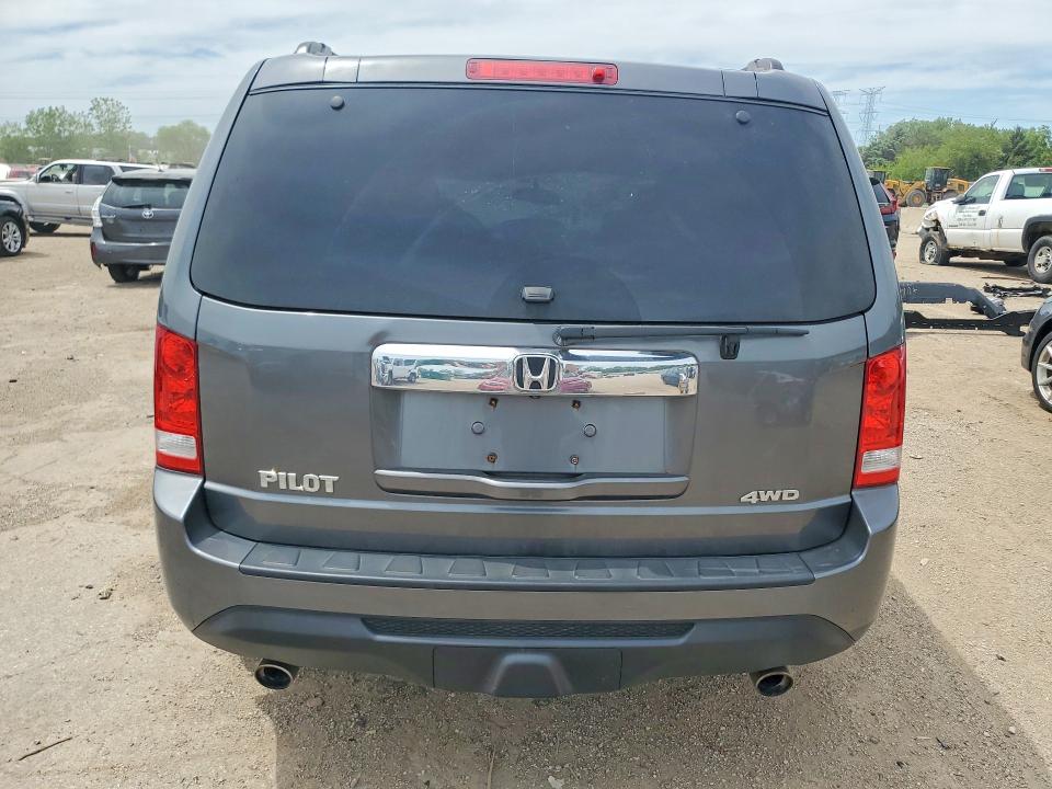 2012 Honda Pilot VIN 5FNYF4H50CB062139 COPART salvage auction — ROOF, Il - Salvage Certificate, sold $2,800 on 2026-07-09 (photo 6)