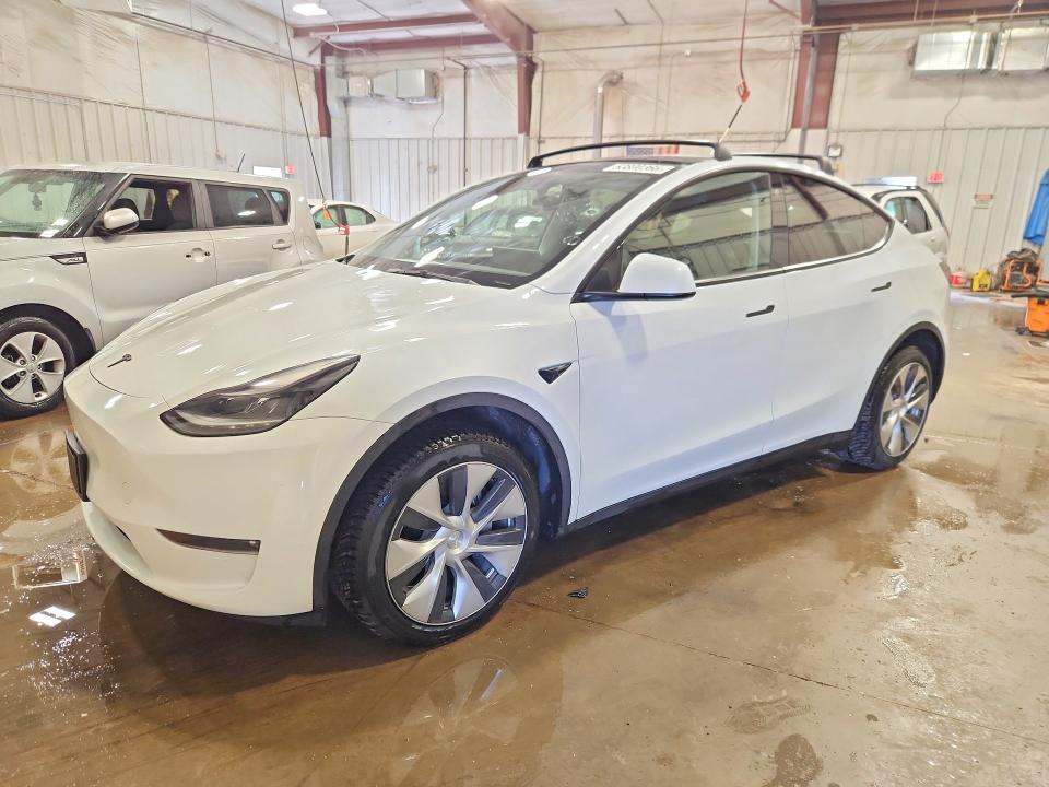 2023 Tesla VIN 7SAYGDEE9PF714007 COPART salvage auction — HAIL, Salvage Title, sold $12,000 on 2026-07-20 (photo 1)