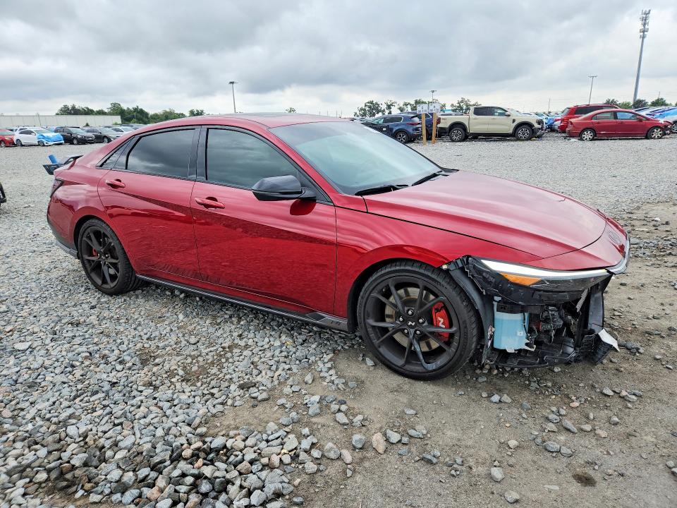 2025 Hyundai Elantra VIN KMHLW4DK5SU029063 COPART salvage auction — FRONT END, Fl - Cert Of Title Slvg Rebuildable, sold $8,300 on 2026-07-20 (photo 4)