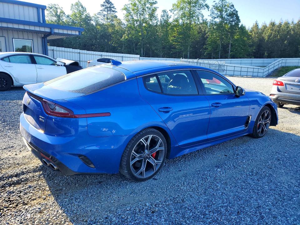 2019 Kia Stinger VIN KNAE55LC8K6054525 COPART salvage auction — FRONT END, Nc - Salvage Certificate Of Title, sold $250 on 2026-07-02 (photo 3)