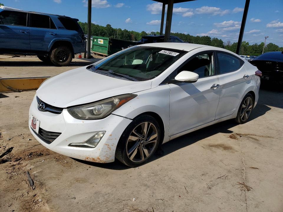 2014 Hyundai Elantra VIN 5NPDH4AE2EH456619 COPART salvage auction — NORMAL WEAR, Al - Certificate Of Title, sold $1,550 on 2026-07-07 (photo 1)