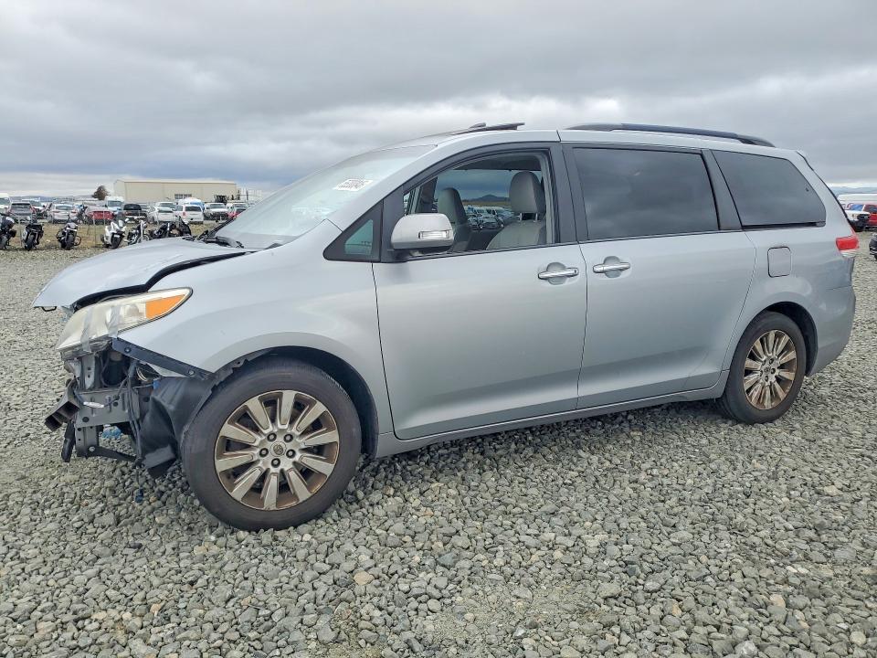 2014 Toyota Sienna VIN 5TDDK3DC5ES093880 COPART salvage auction — REAR END, CA - SALVAGE CERTIFICATE, sold $2,550 on 2026-07-09 (photo 1)