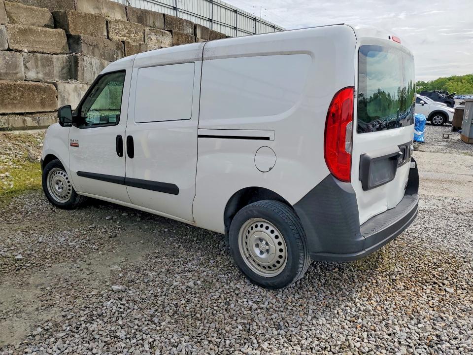 2021 Ram Promaster city VIN ZFBHRFAB1M6T21658 COPART salvage auction — REAR END, Il - Certificate Of Title, sold $4,000 on 2026-07-17 (photo 2)