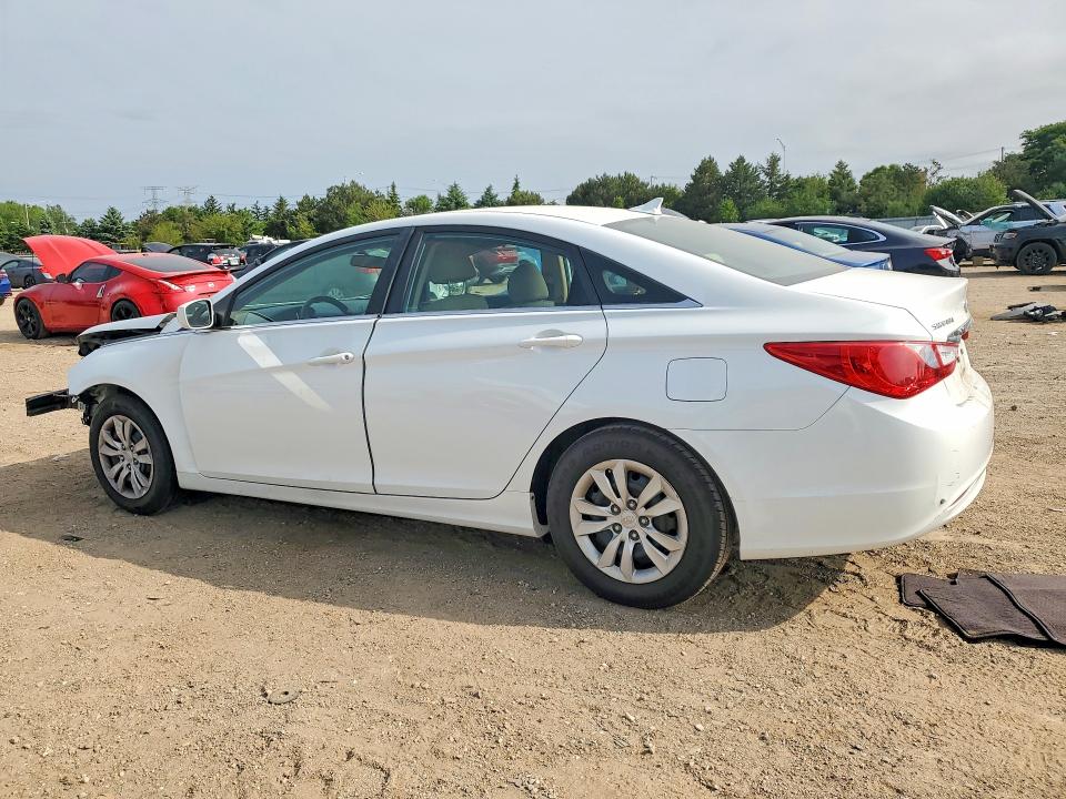 2011 Hyundai Sonata VIN 5NPEB4AC7BH180308 COPART salvage auction — FRONT END, Il - Salvage Certificate, sold $575 on 2026-07-09 (photo 2)