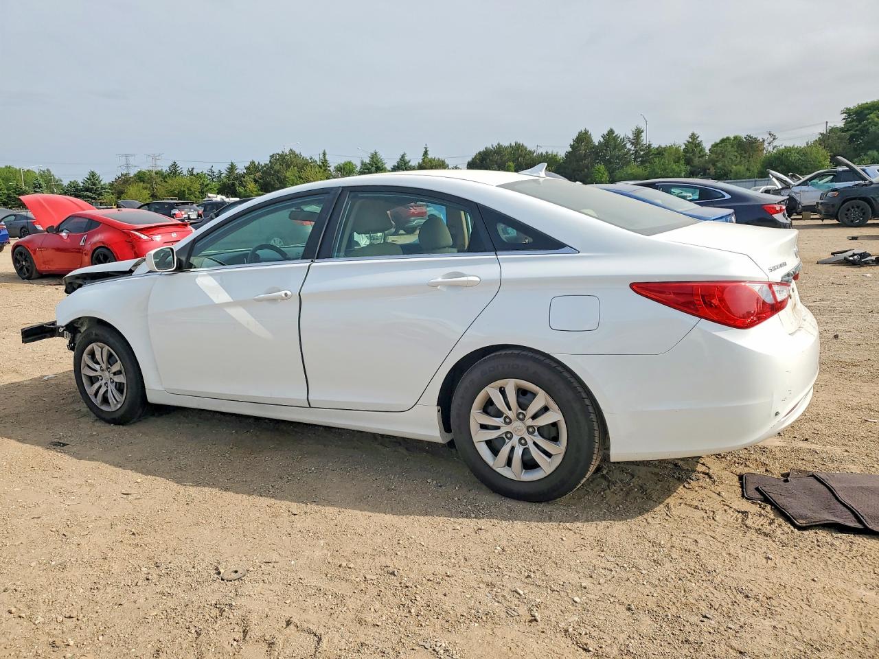 2011 Hyundai Sonata VIN 5NPEB4AC7BH180308 COPART salvage auction — Front End, IL - SALVAGE CERTIFICATE, sold $575 on 2026-07-02 (photo 2)