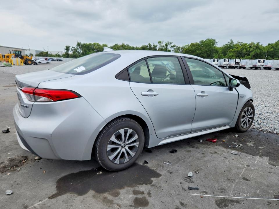 2020 Toyota Corolla VIN JTDEBRBE7LJ028809 COPART salvage auction — FRONT END, Fl - Certificate Of Destruction, sold $1,250 on 2026-07-13 (photo 3)