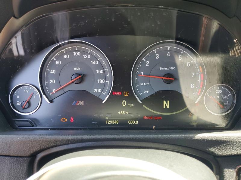 2015 BMW M3 VIN WBS3C9C54FJ276340 COPART salvage auction — FRONT END, Ca - Salvage Certificate, sold $13,100 on 2026-07-27 (photo 9)