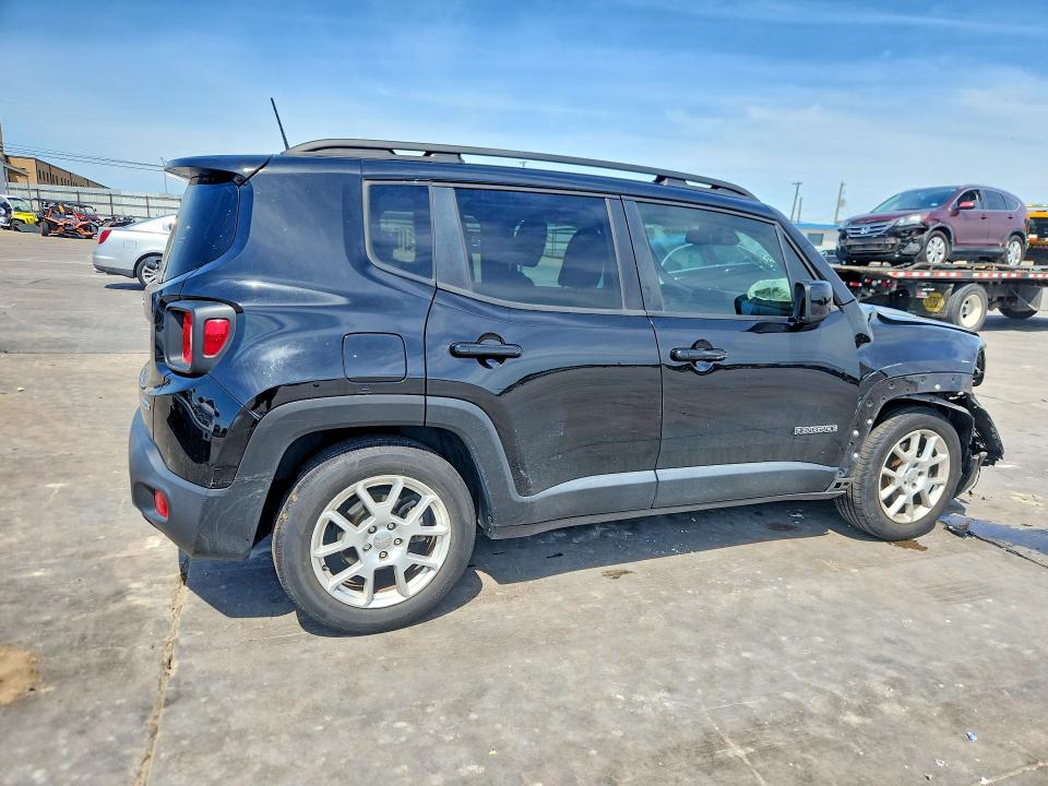 2020 Jeep Renegade VIN ZACNJABBXLPL43160 COPART salvage auction — FRONT END, Tx - Salvage Vehicle Title, sold $2,250 on 2026-07-16 (photo 3)