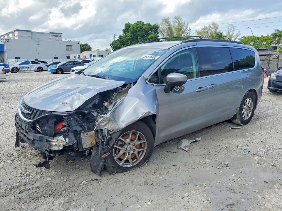 2021 Chrysler VIN 2C4RC1DG8MR516940 COPART salvage auction — FRONT END, Fl - Certificate Of Destruction, sold $1,900 on 2026-07-31 (photo 1)