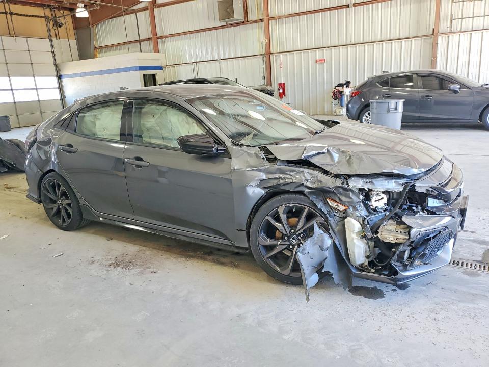 2017 Honda Civic VIN SHHFK7H47HU204973 COPART salvage auction — FRONT END, Salvage Title, sold $2,200 on 2026-07-31 (photo 4)