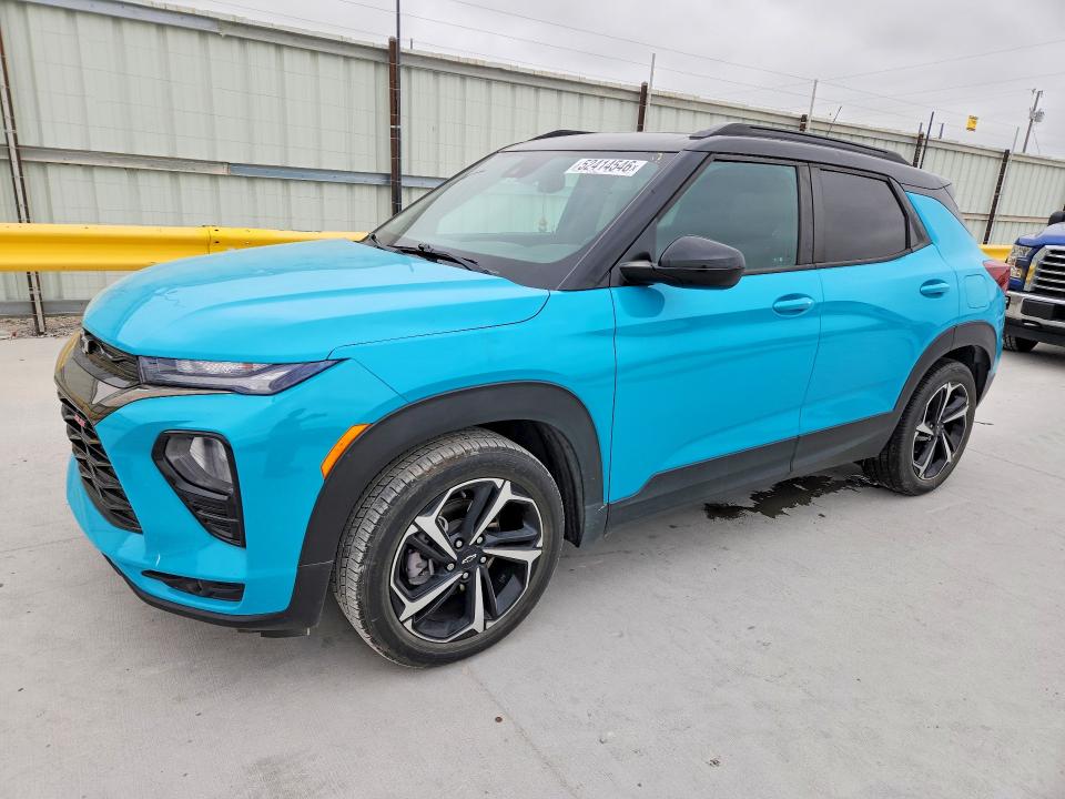2021 Chevrolet Trailblazer VIN KL79MTSL1MB039725 COPART salvage auction — WATER/FLOOD, Tx - Salvage Title-Flood Damage, sold $225 on 2026-07-31 (photo 1)