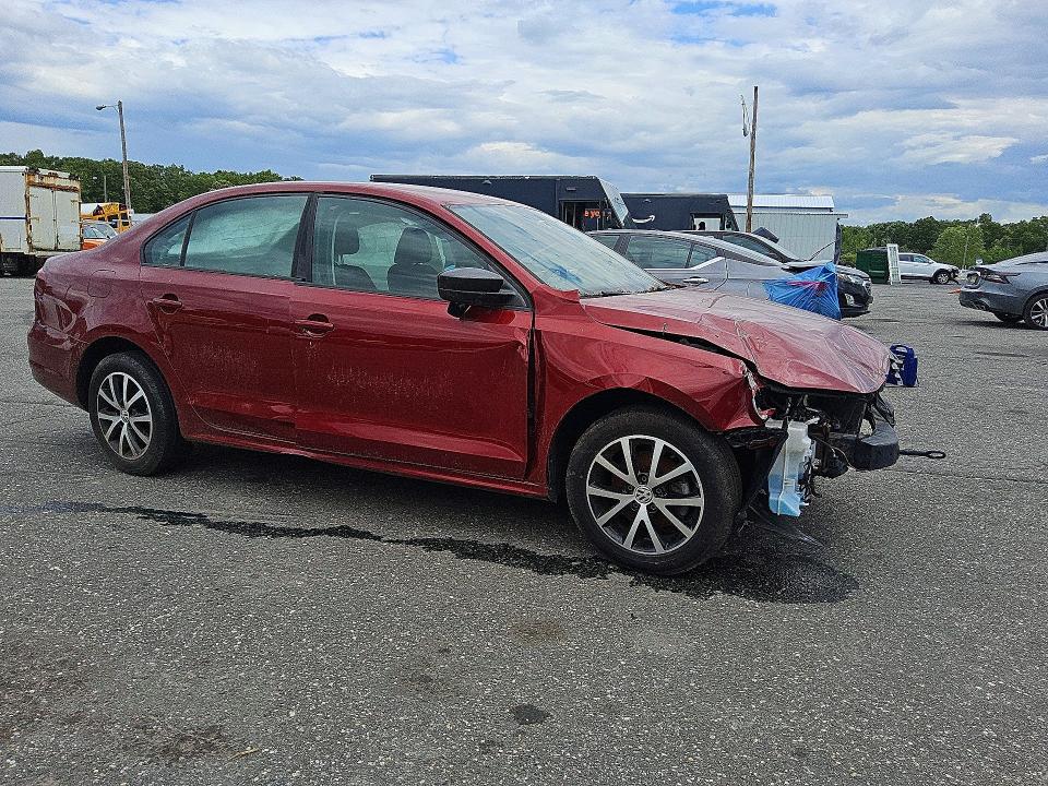 2016 Volkswagen Jetta VIN 3VWD67AJ9GM413183 COPART salvage auction — FRONT END, Wv - Certificate Of Title, sold $125 on 2026-07-09 (photo 4)