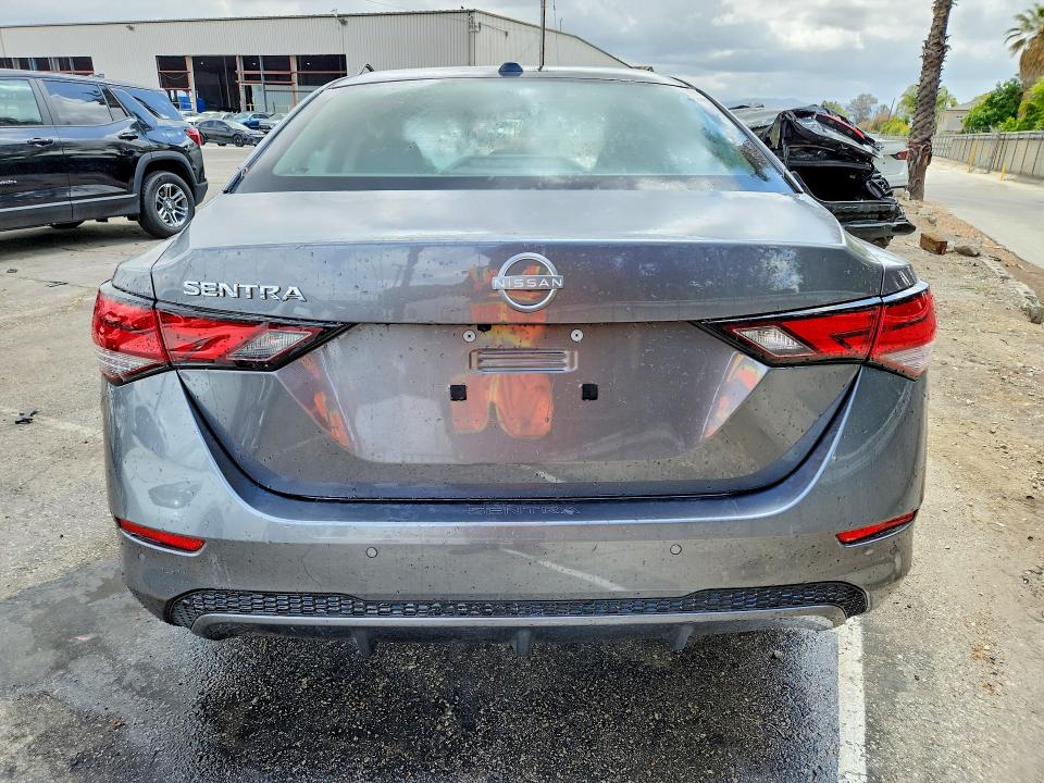 2025 Nissan Sentra VIN 3N1AB8CV0SY416825 COPART salvage auction — ROLLOVER, Ca - Certificate Of Title, sold $1,300 on 2026-07-09 (photo 6)