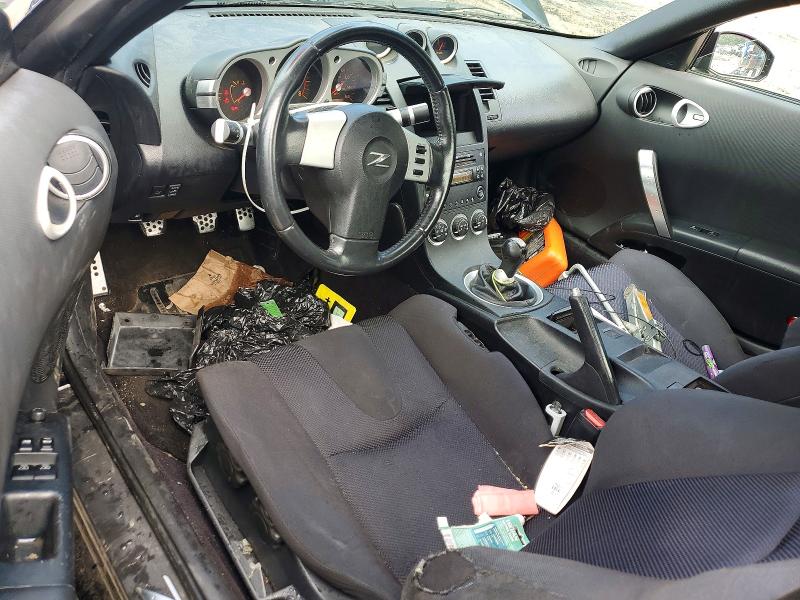 2004 Nissan 350z VIN JN1AZ36A04T013589 COPART salvage auction — SIDE, Va - Cert Of Title - Salvage, sold $450 on 2026-07-28 (photo 8)