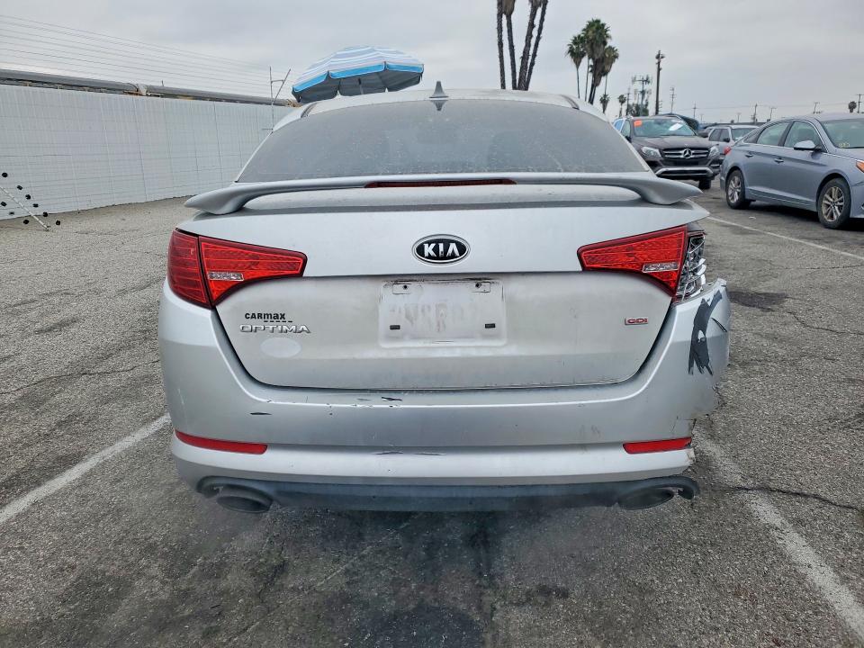 2012 Kia Optima VIN KNAGM4A71C5277377 COPART salvage auction — REAR END, Id - Salvage Certificate Of Title, sold $675 on 2026-07-31 (photo 6)