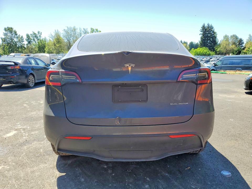2023 Tesla Model y VIN 7SAYGAEE0PF589025 COPART salvage auction — FRONT END, Or - Salvage Title Certificate, sold $500 on 2026-07-29 (photo 6)