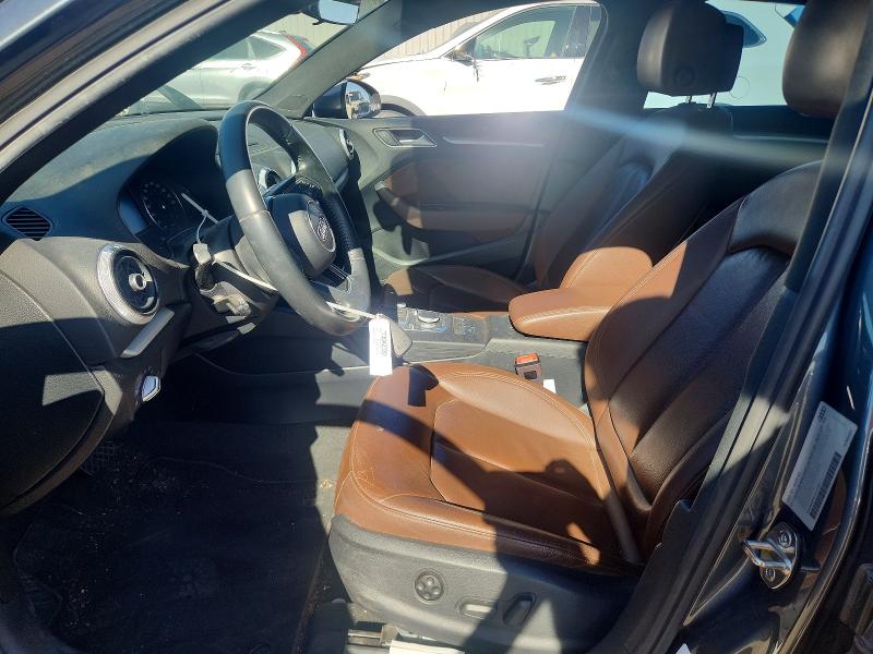 2018 Audi A3 VIN WAUB8GFF4J1012103 COPART salvage auction — FRONT END, ID - SALVAGE CERTIFICATE OF TITLE, sold $3,100 on 2026-07-24 (photo 7)
