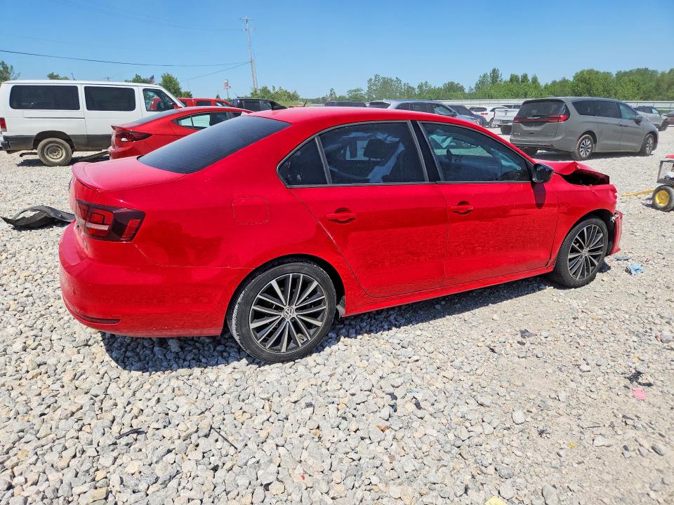 2016 Volkswagen Jetta VIN 3VWD17AJ2GM400435 COPART salvage auction — FRONT END, MI - CERTIFICATE OF TITLE, sold $575 on 2026-07-30 (photo 3)