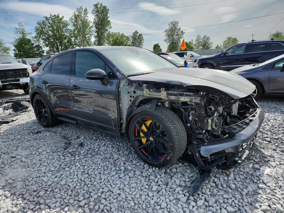 2024 Porsche Cayenne VIN WP1BK2AY4RDA72293 COPART salvage auction — FRONT END, Mi - Cert Of Title-Salvage Vehicle, sold $200 on 2026-07-30 (photo 4)