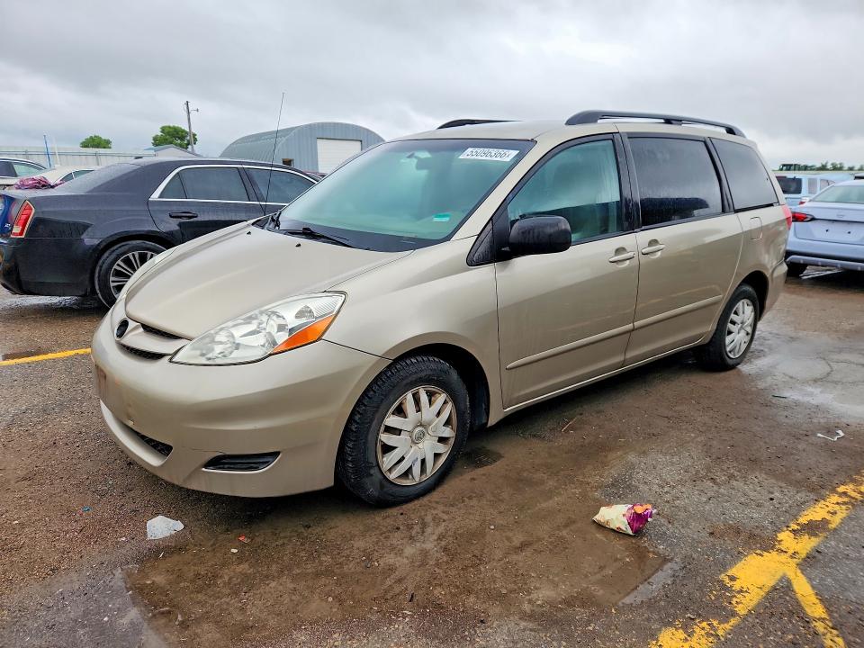 2010 Toyota Sienna VIN 5TDKK4CC2AS313565 COPART salvage auction — FRONT END, KS - DUPLICATE TITLE, sold $725 on 2026-07-20 (photo 1)
