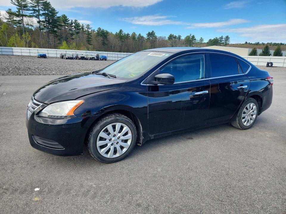 2013 Nissan Sentra VIN 1N4AB7AP0DN903315 COPART salvage auction — SIDE, Me - Cert Of Title-Salvage Collisio, sold $400 on 2026-07-04 (photo 1)