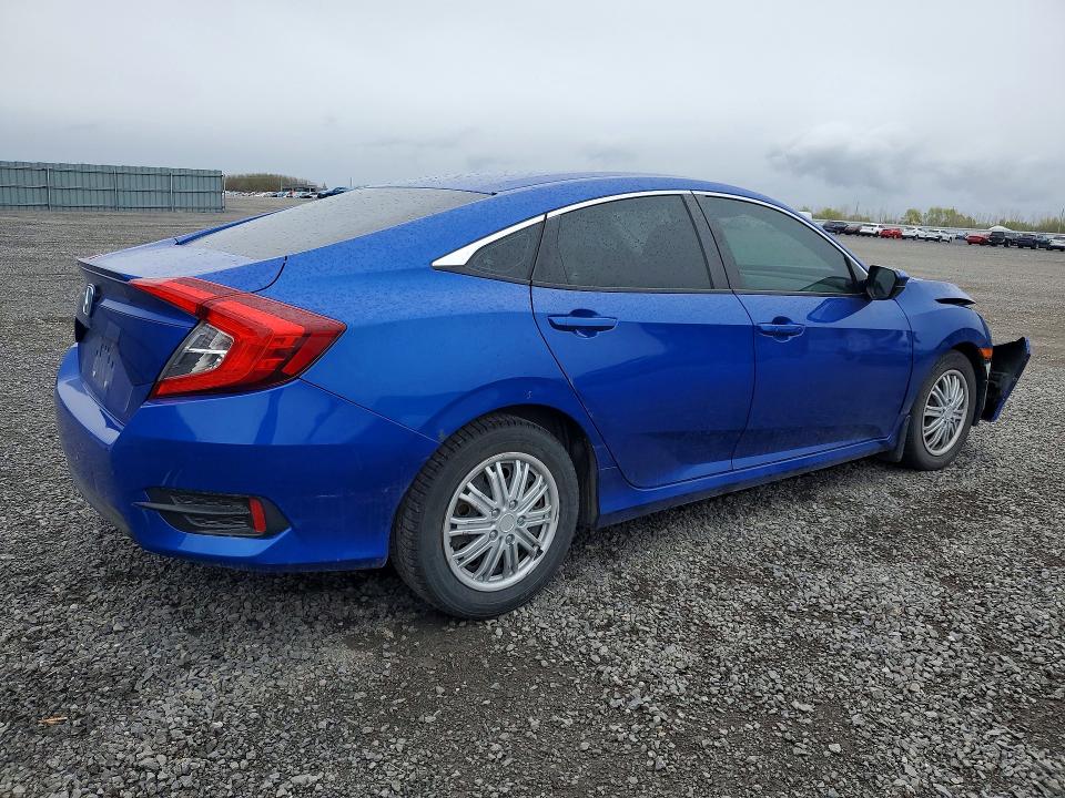 2018 Honda Civic VIN 2HGFC2F60JH018375 COPART salvage auction — FRONT END, ON - PERMIT SALVAGE, sold $2,200 on 2026-07-02 (photo 3)