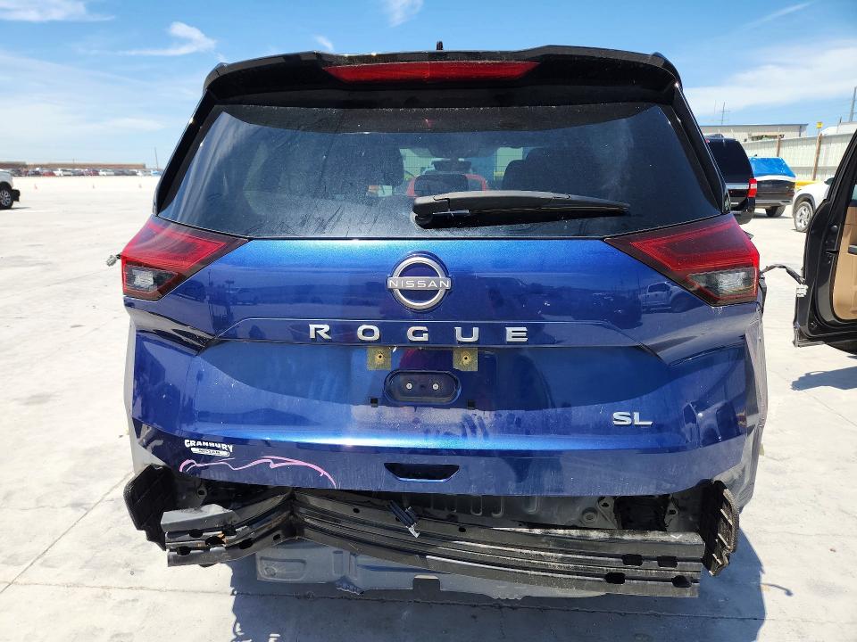 2023 Nissan Rogue VIN JN8BT3CAXPW417384 COPART salvage auction — REAR END, Tx - Certificate Of Title, sold $175 on 2026-07-31 (photo 6)