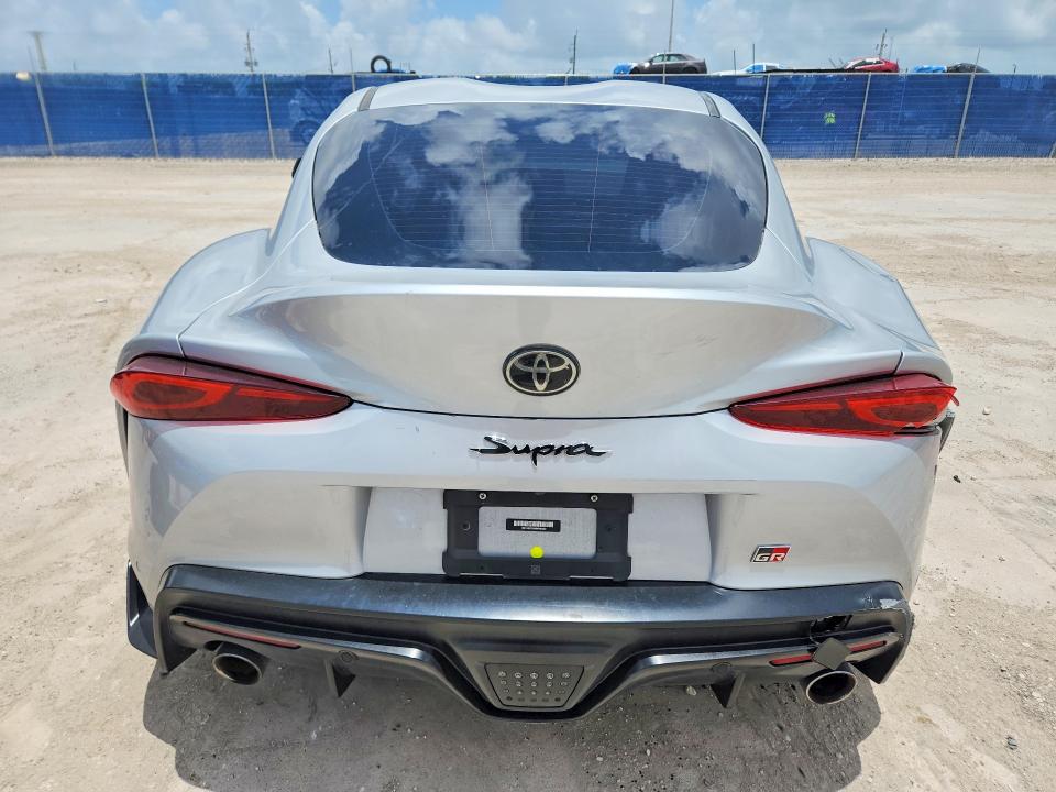 2022 Toyota Supra VIN WZ1DB2C09NW049433 COPART salvage auction — REAR END, Fl - Certificate Of Destruction, sold $16,700 on 2026-07-22 (photo 6)