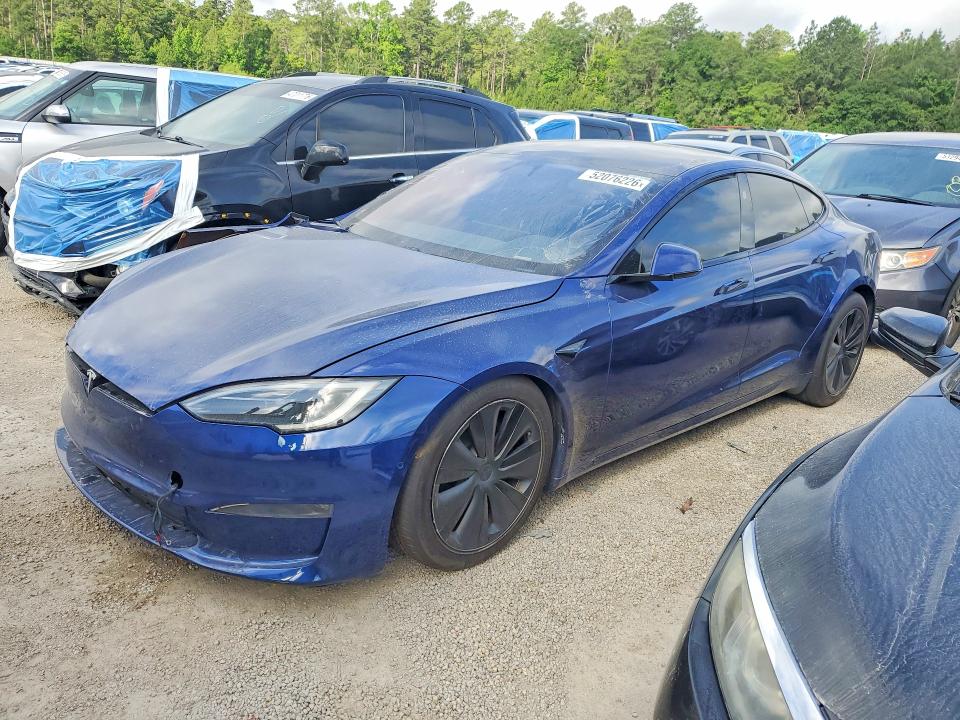 2022 Tesla Model s VIN 5YJSA1E55NF476205 — COPART salvage auction photo